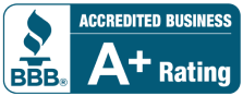 BBB Accredited Business A+ Rating badge, emphasizing trustworthiness and quality service for Portland Cash Buyers in the home selling process.